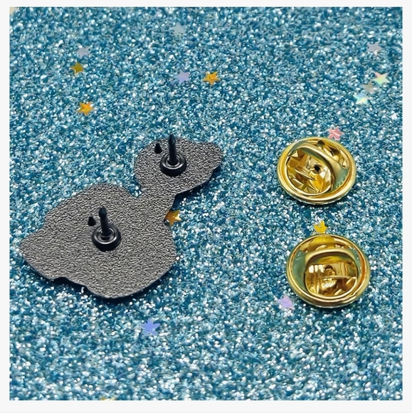 Drink More Coffee For Your Brain - Fun Series - Enamel Lapel Pin - Plated Badge - Picture 5 of 6